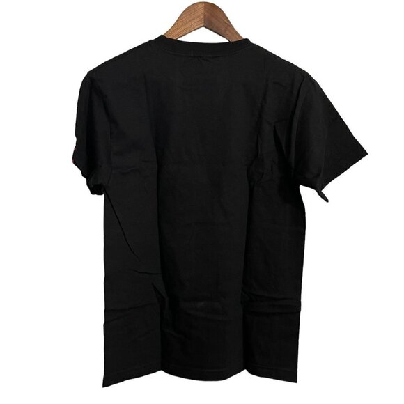 Breezy Excursion Mens NWOT Black Sexy Woman Graphic Short Sleeve Shirt Small - Picture 5 of 5